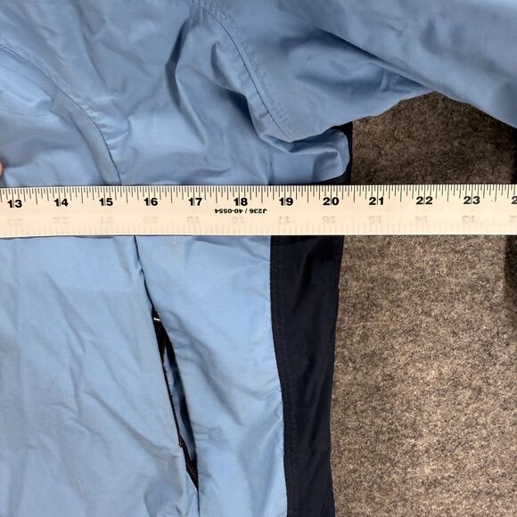 Columbia Jacket Women L Large Blue Full Zip Long Sleeve Lined Hooded Pockets - Picture 3 of 7